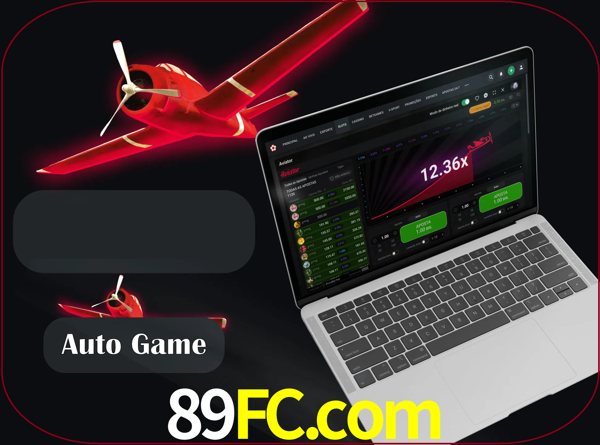 No modo automático, os jogos apostam e sacam seu dinheiro automaticamente.
